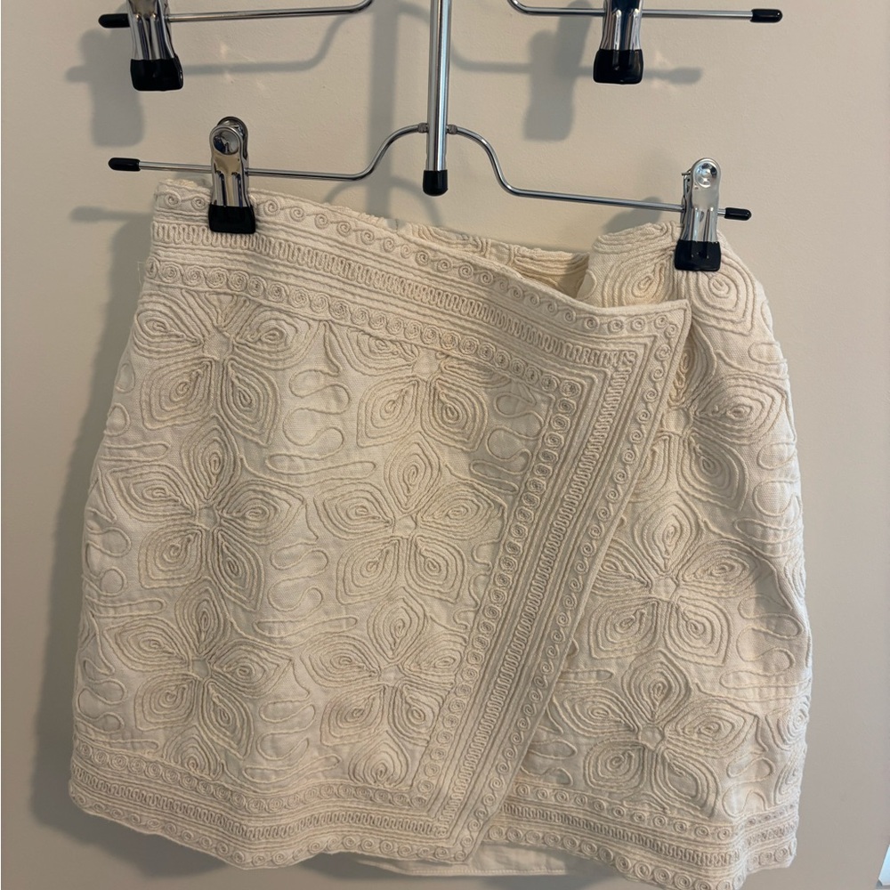 H&M White Skirt